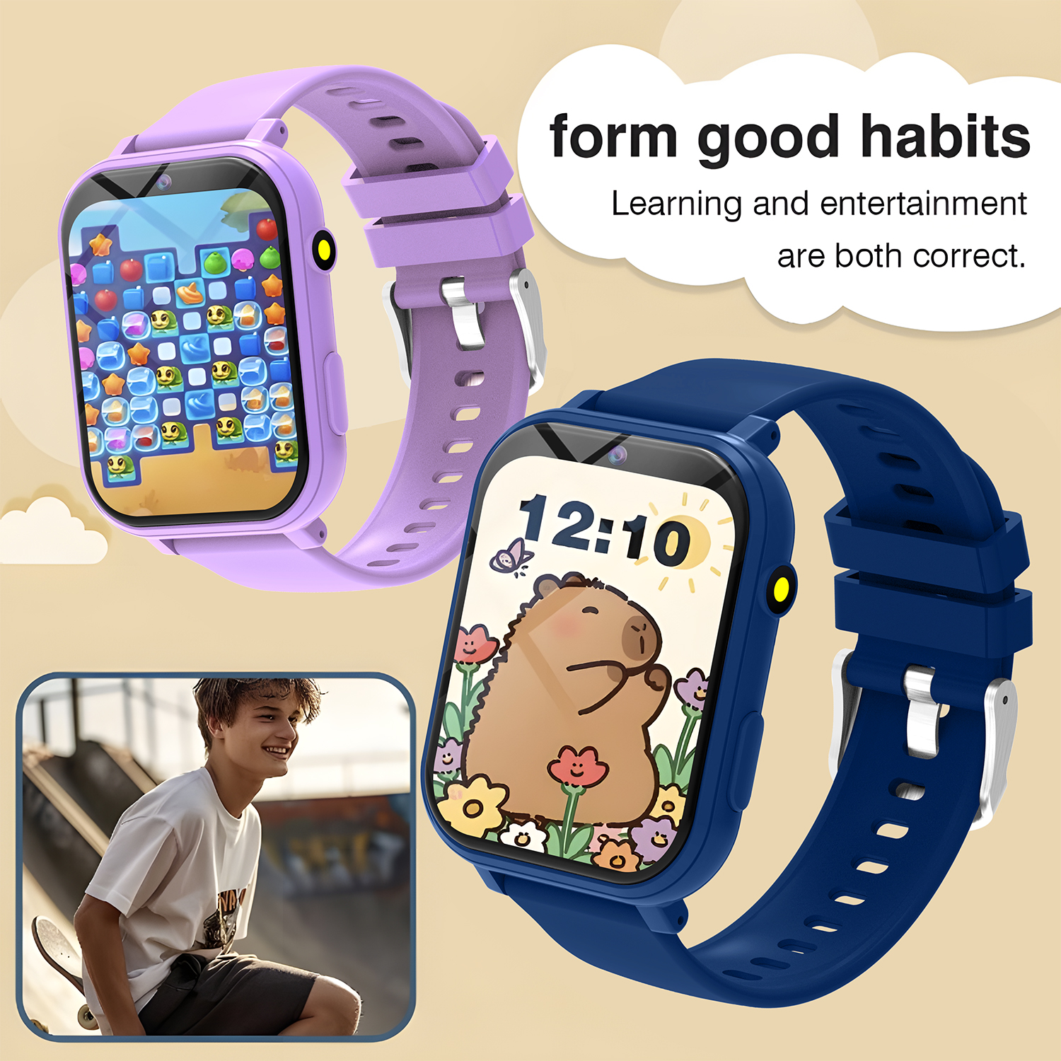 Kids Smart Watch Games Camera  - Door Mat Blank review and price