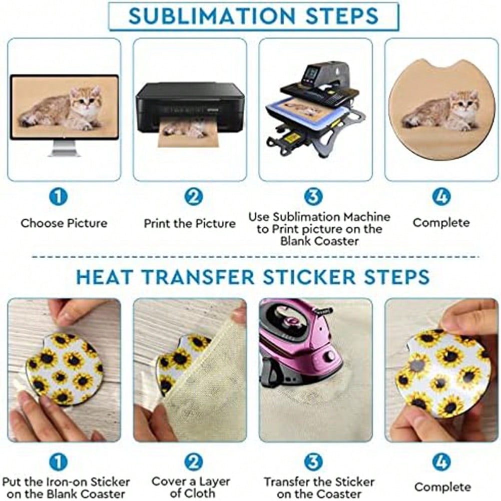 1PCS Square Sublimation Blanks - Coaster Sublimation Blank review and price
