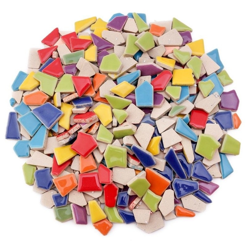 100g Randomly Mixed Colors DIY - Ceramic Tile Blank review and price