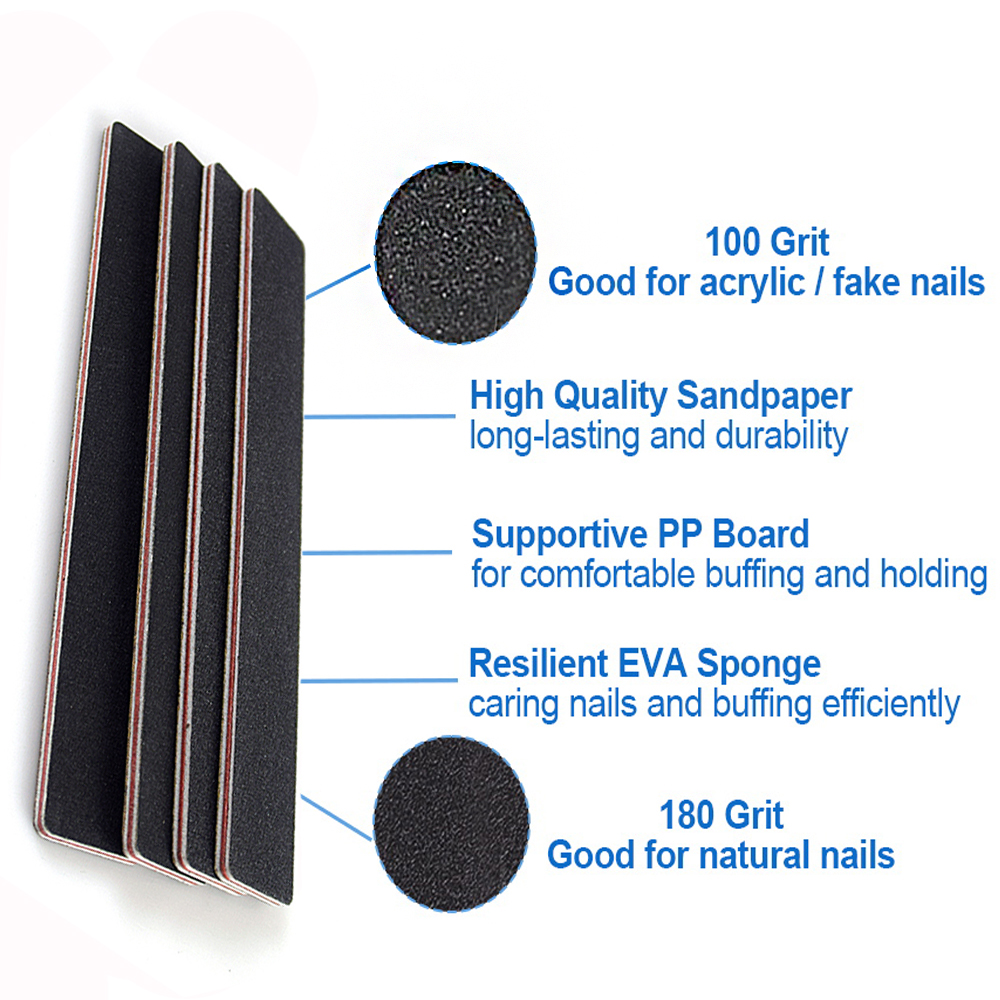 4pcs Professional Nail Files D - Photo Acrylic Block review and price