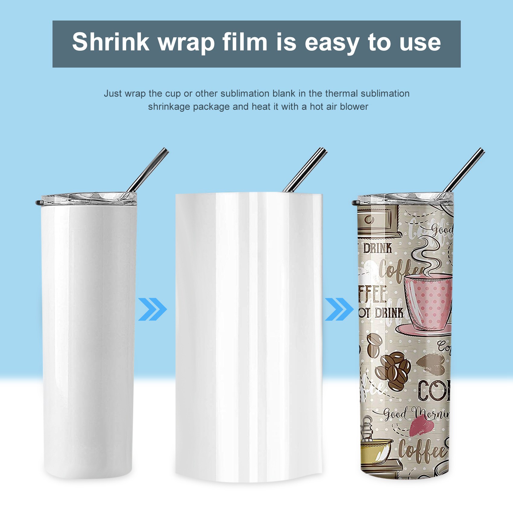 AEE3-30Pcs Sublimation Shrink  - Sublimation Mug White review and price
