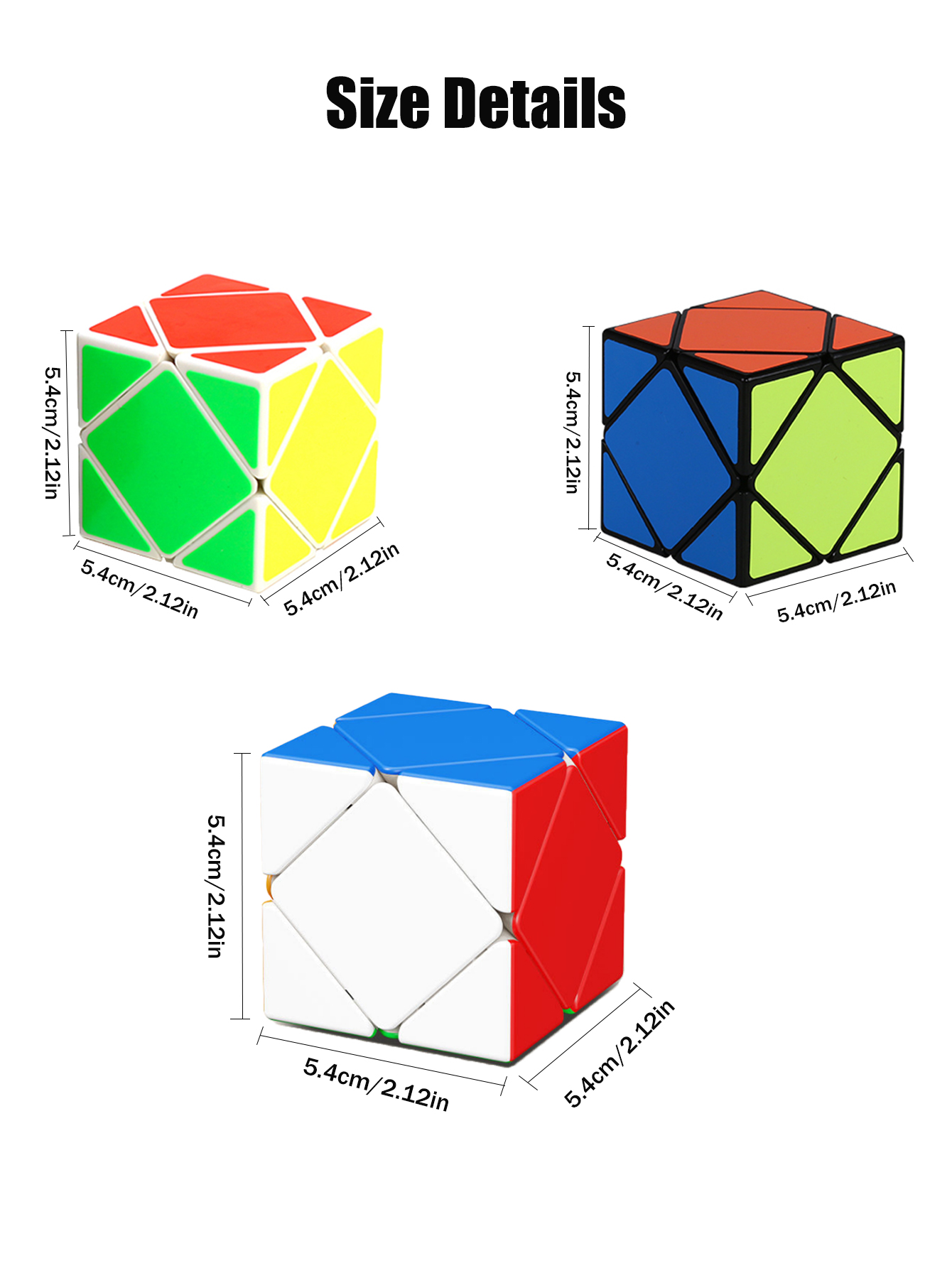 SENGSO Skewb Speed Cube Sticke - Puzzle Blank White review and price