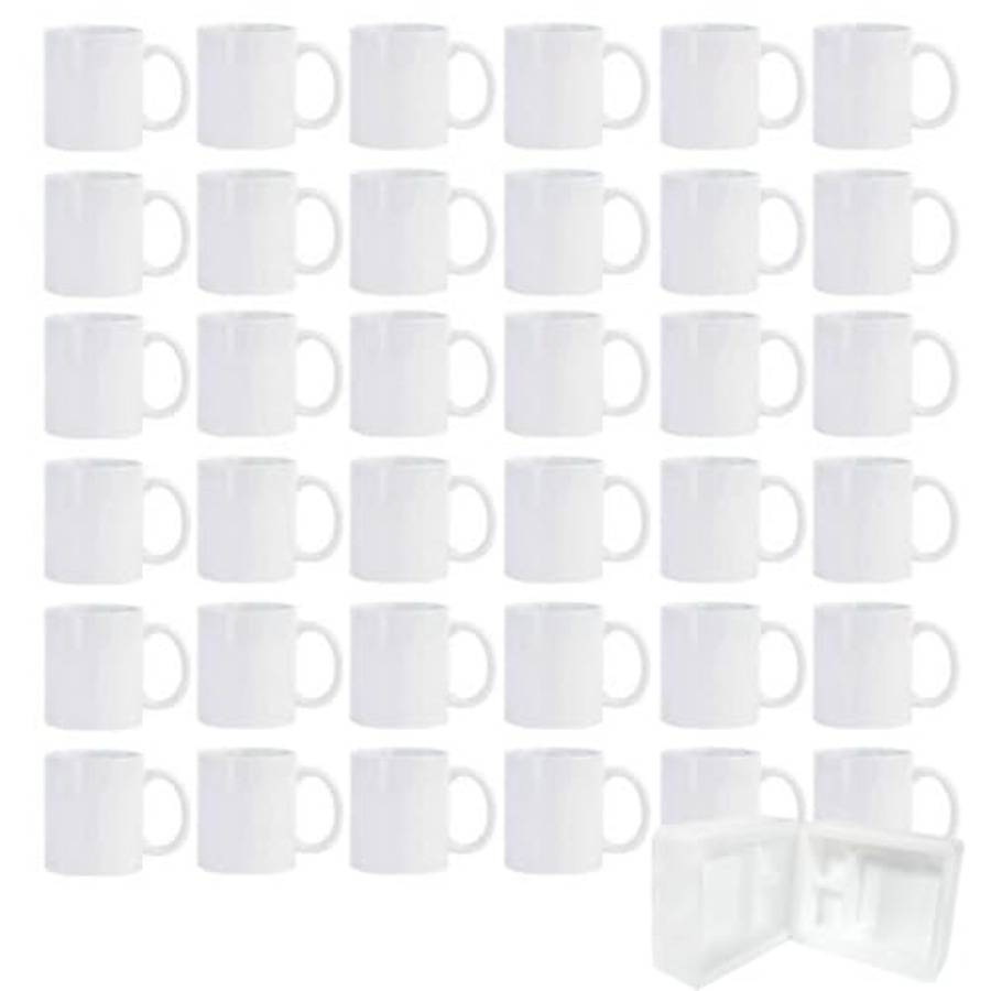 36pcs Sublimation Mugs 11oz Wh - Sublimation Mug White review and price
