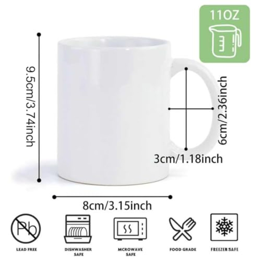 36pcs Sublimation Mugs 11oz Wh - Sublimation Mug White review and price