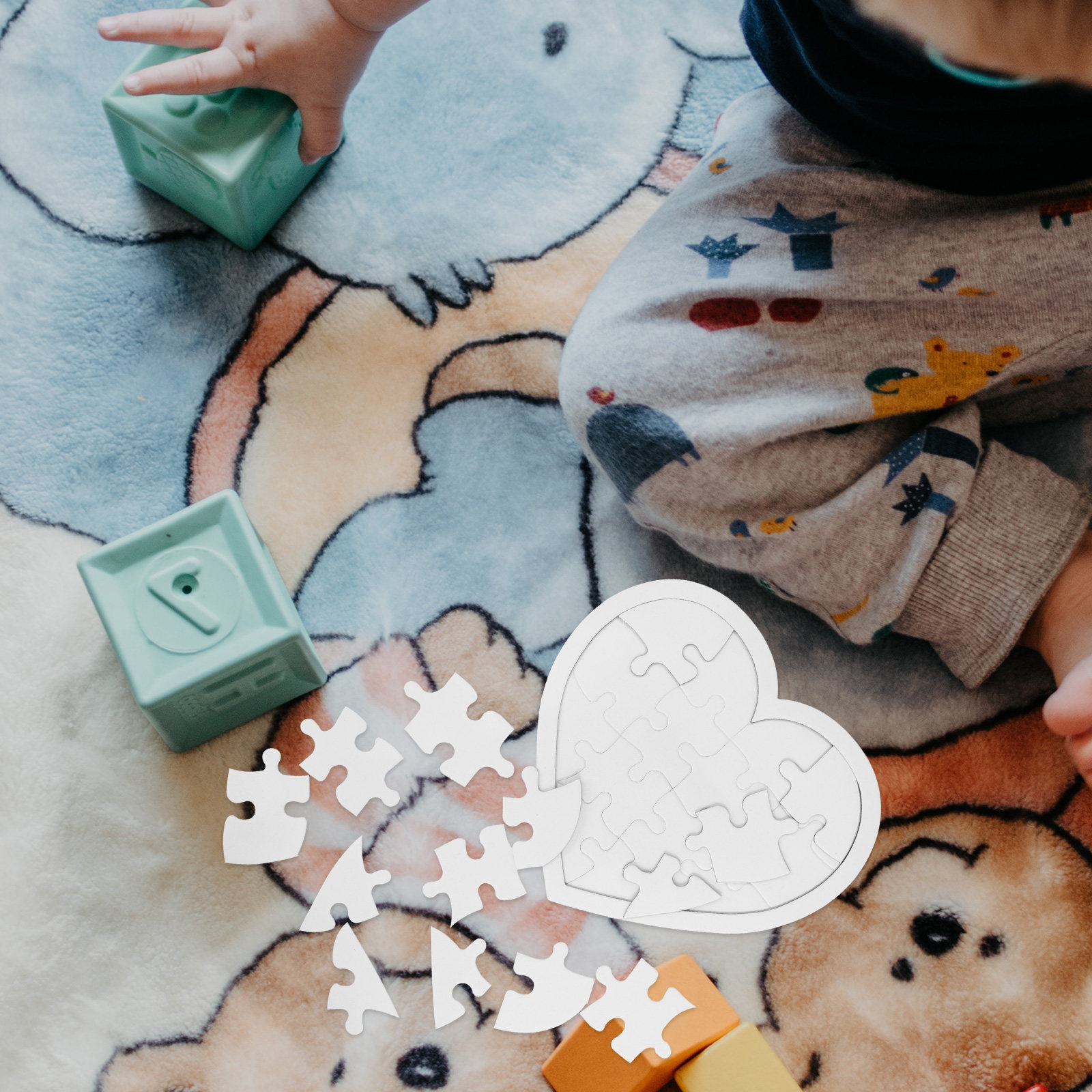 10Pcs Blank Kid DIY Puzzles Wh - Puzzle Blank White review and price