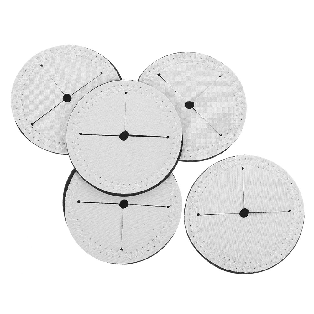 5Pcs White Round Blank Wine Gl - Coaster Sublimation Blank review and price